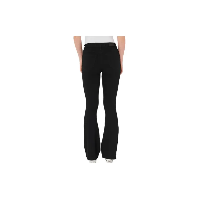 Hollister Jeans Women's Black Brown Button-2