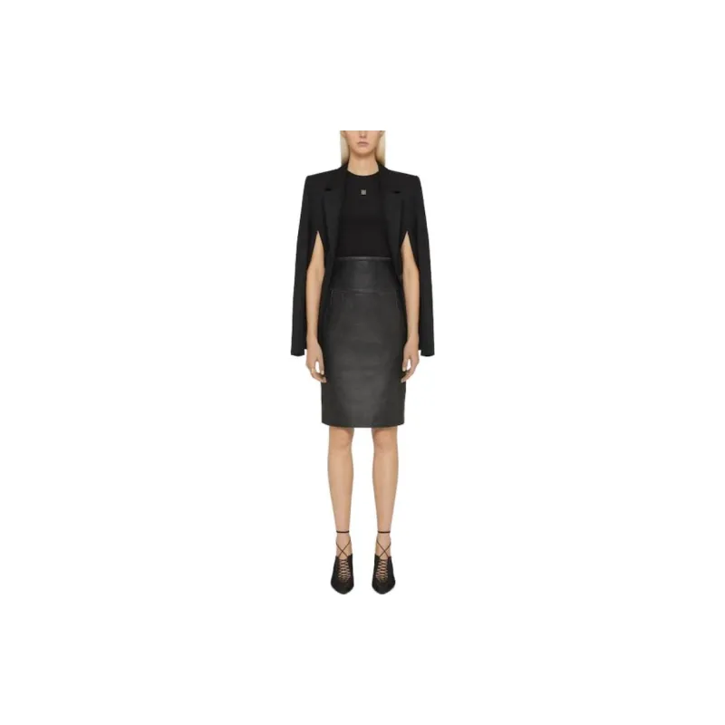 Givenchy Single Breasted Cape Jacket-1