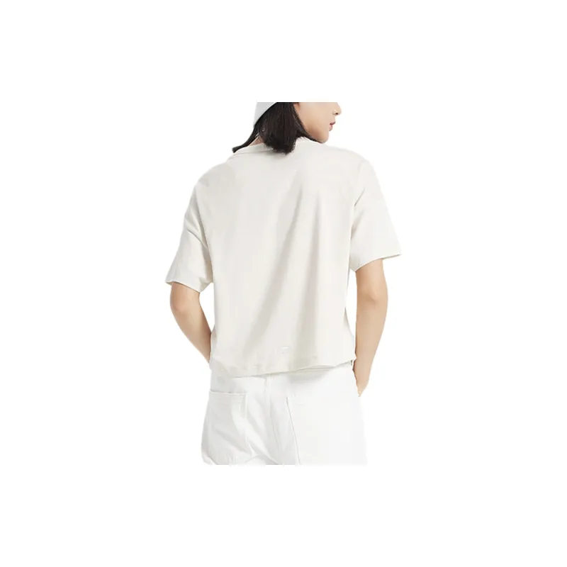 Disney X LINING Crop Tops Women's White-3