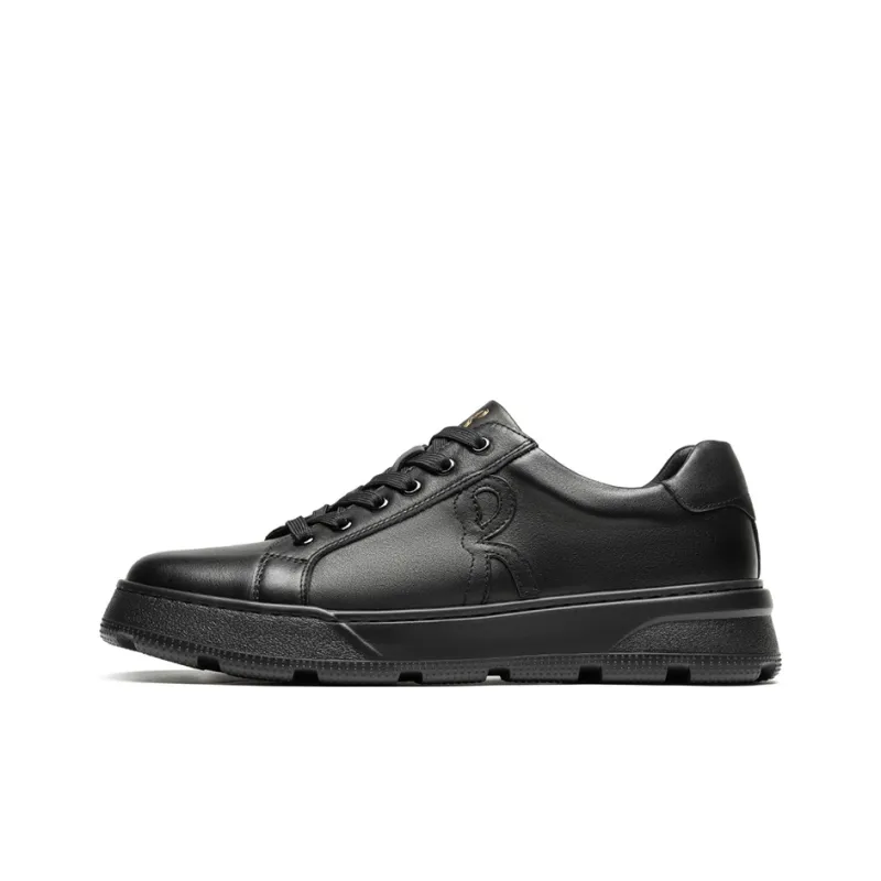 ROBERTA DI CAMERINO Height Increasing Low Top Casual Shoes Men's Black-0