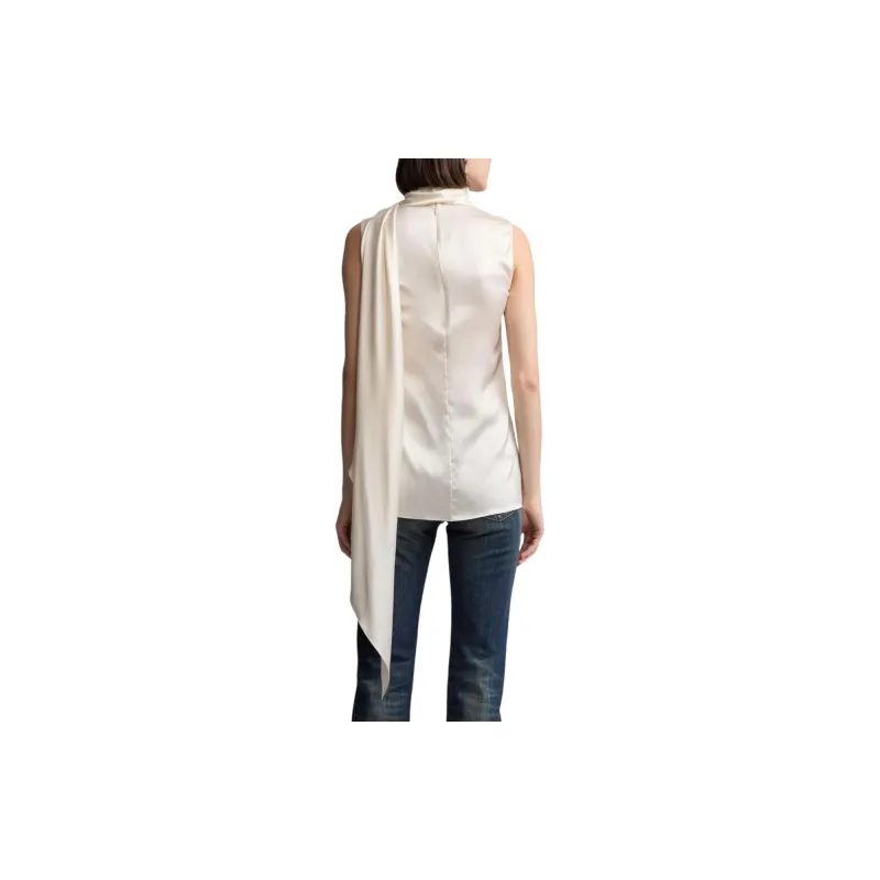 Ralph Lauren High-Neck Sleeveless Blouse-3