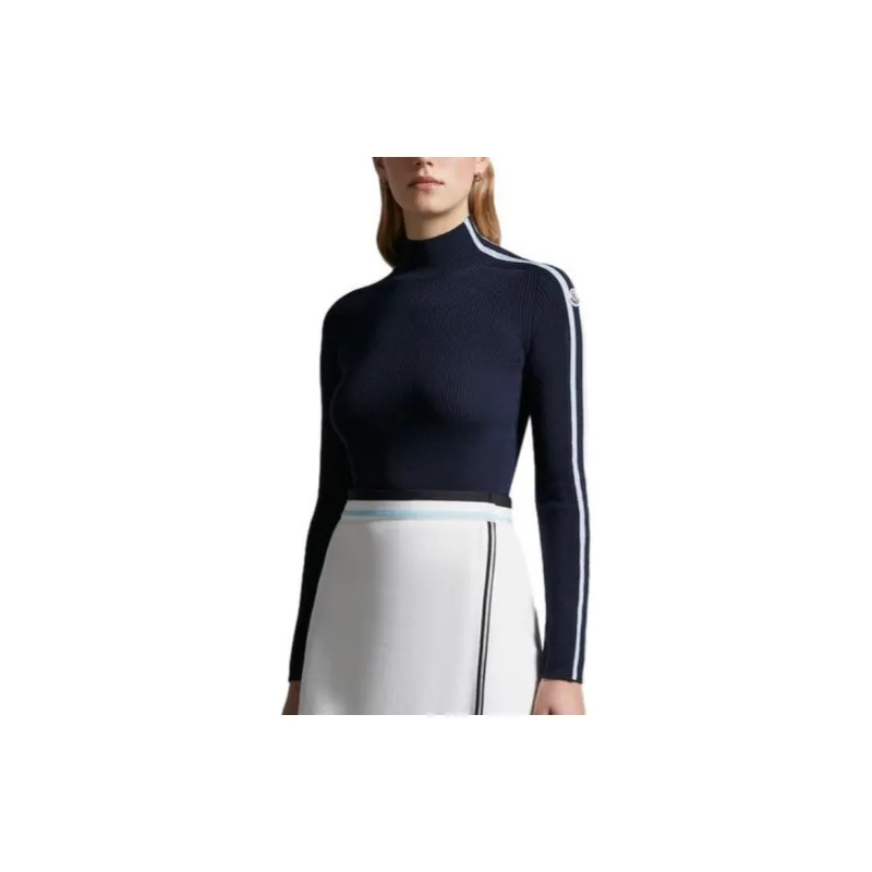 Moncler Logo Patch High Neck Jumper-1