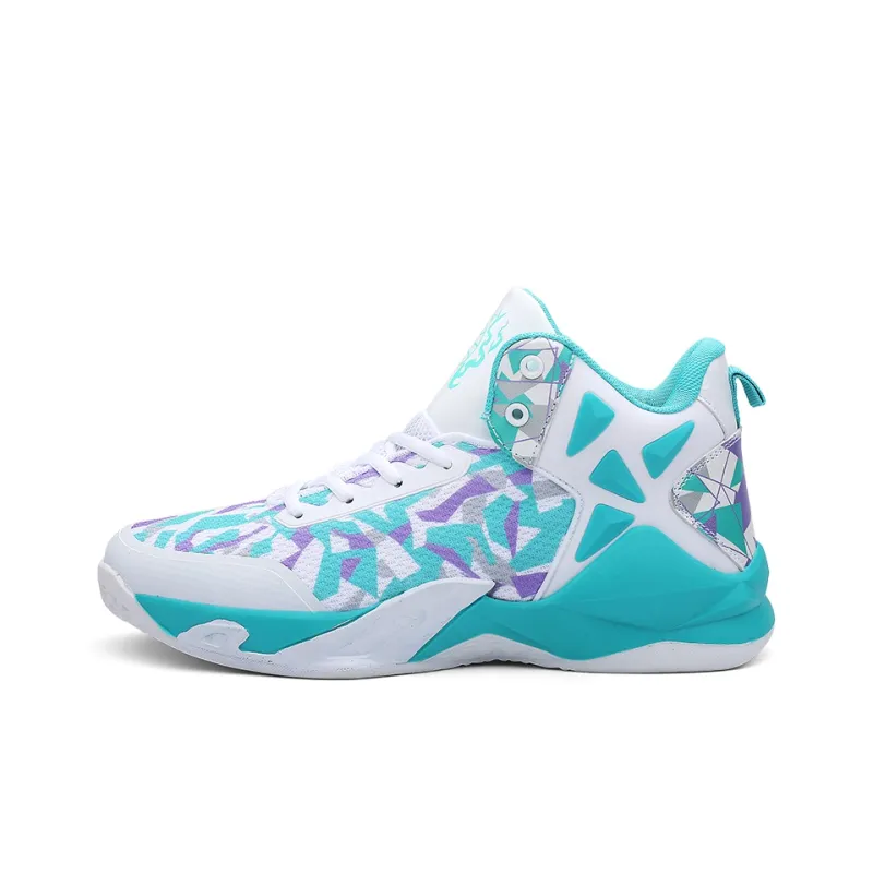 GQWE Cushioning Breathable Lightweight High-Top Basketball Shoes Unisex-24