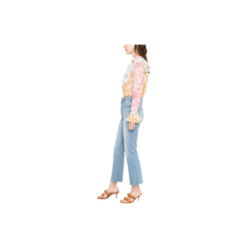 MOTHER The Hustler Ankle Fray Jeans-3