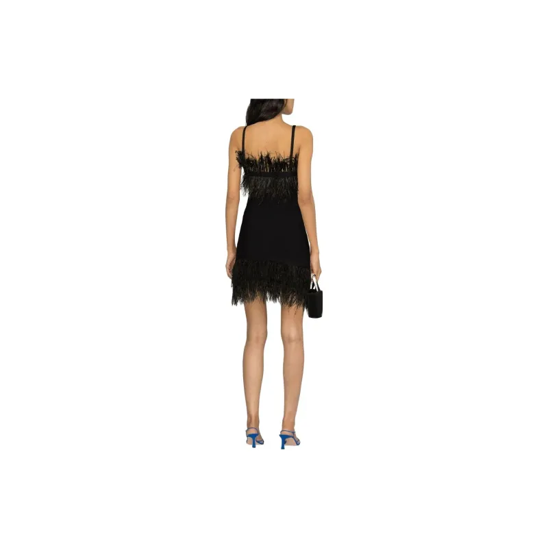 Staud Slip Dresses Women's Black-2