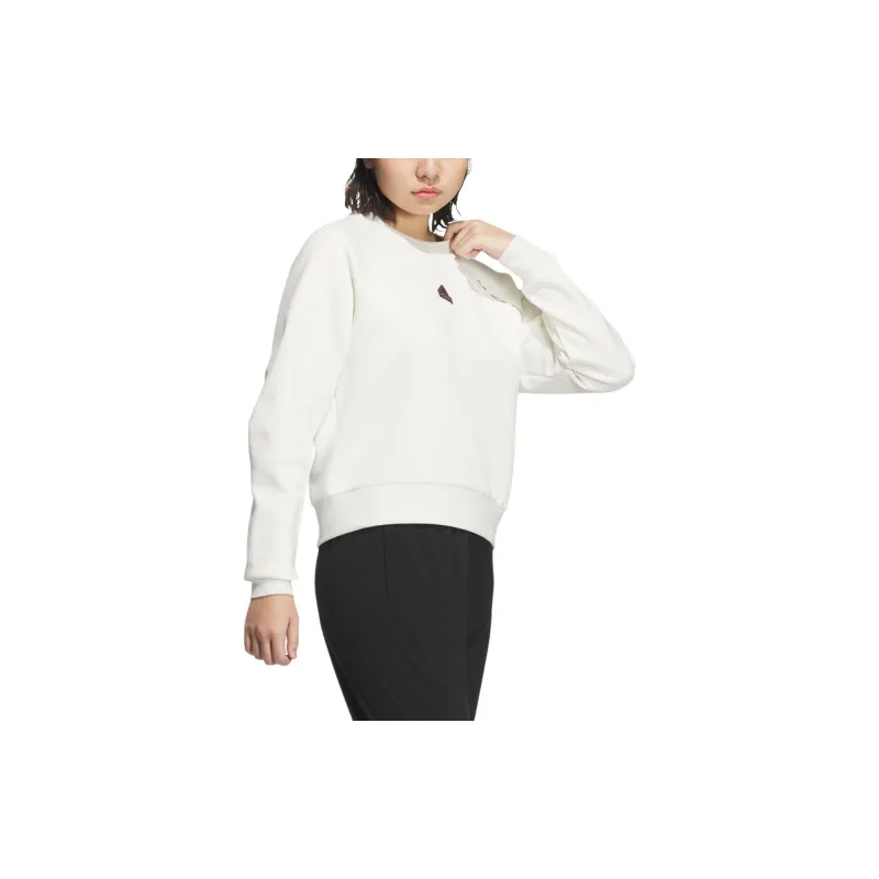 Adidas Sweatshirt Women's Jade White-2