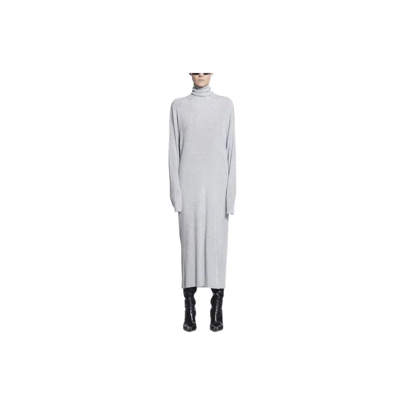 Balenciaga FW22 Long-Sleeved Dresses Women's Gray-1