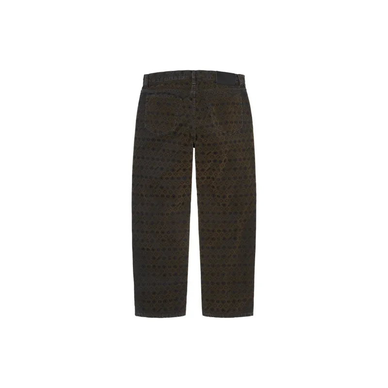Supreme Flocked Loose Fit Jean-7