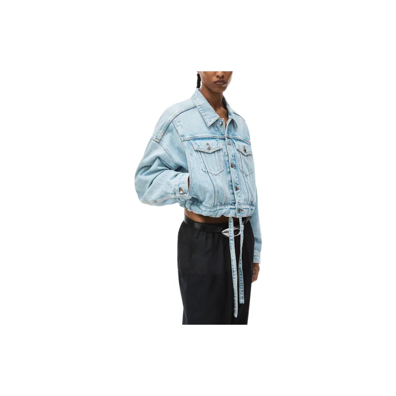 Alexander Wang Cinch Hem Trucker Jacket-3