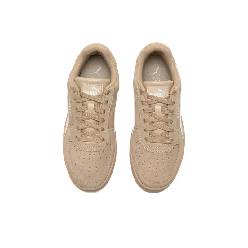 PUMA Caven 2.0 Anti Slip Wear Resistant Low Top Skateboard Shoes Unisex Light Brown-2