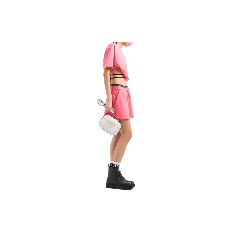 ARMANI EXCHANGE SS24 T Shirt Women's Pink-4