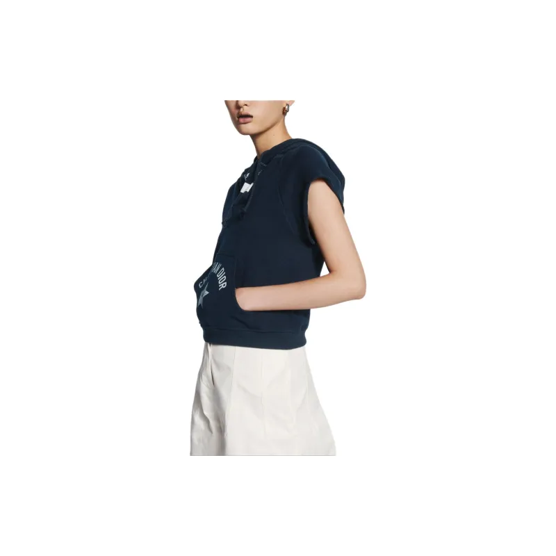 DIOR SS24 Sweatshirt Women's Navy-4