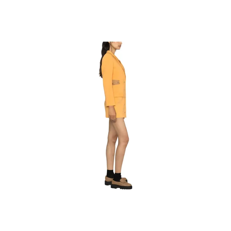 Maje Long-Sleeved Dresses Unisex Yellow-3