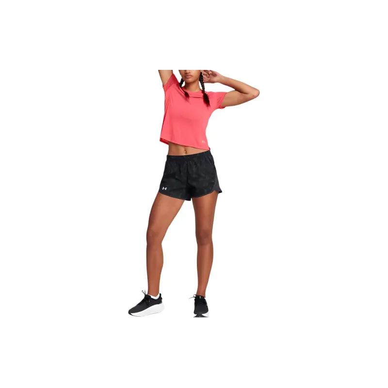 Under Armour Fly-By Casual Shorts Women's Black-4
