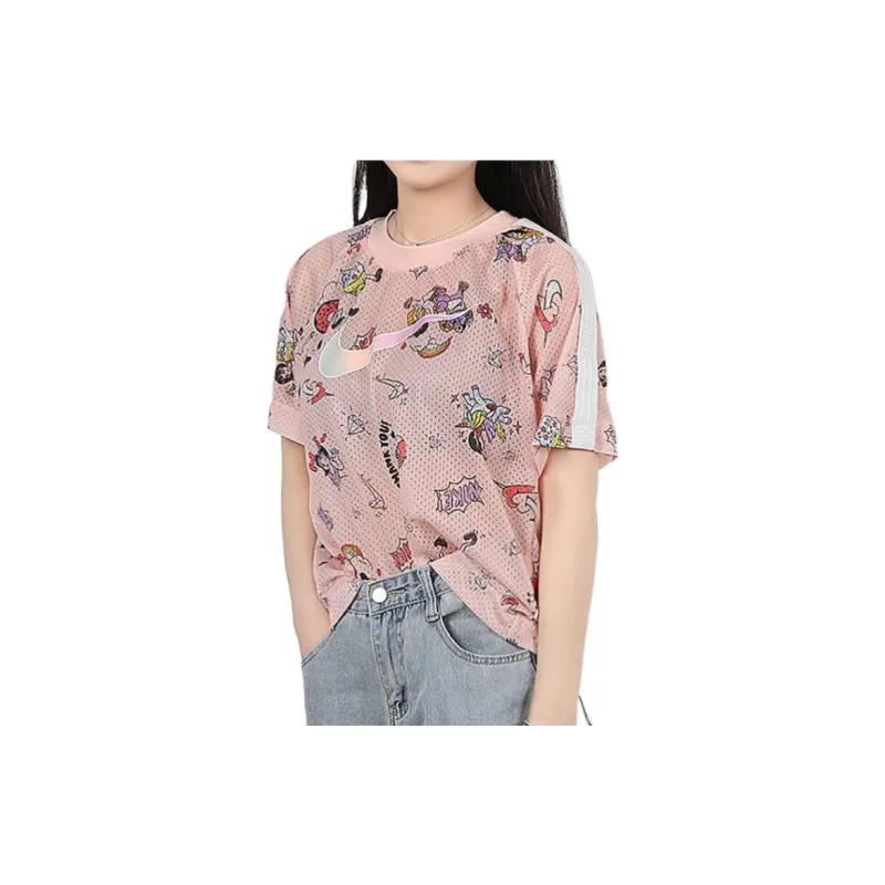Nike T-Shirts Women's Pink-1