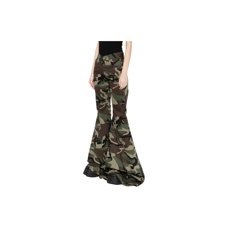 Vetements Camouflage print Flared Trousers-2