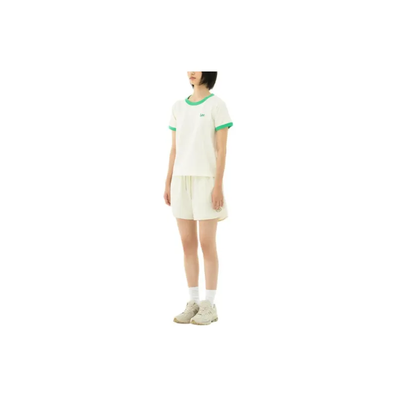 Lee T Shirt Women's Light Green-3