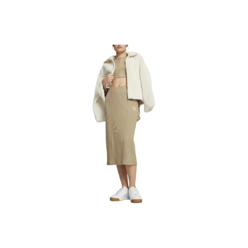 PUMA Falda Midi En Rib Classics-2