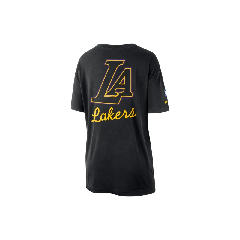Nike x NBA Los Angeles Lakers T Shirt Women's Black-1