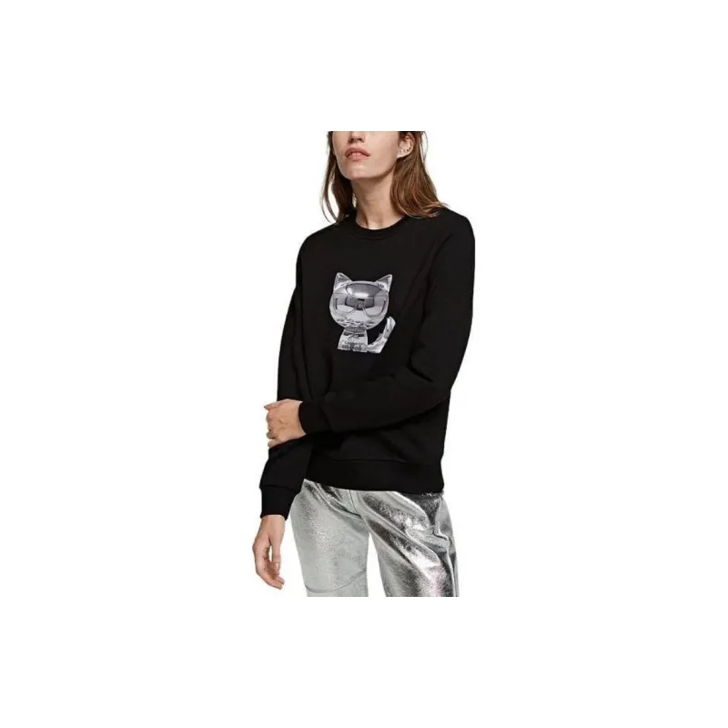 KARL LAGERFELD / Karl Lagerfeld Jeans Sweatshirts Women's Black-1