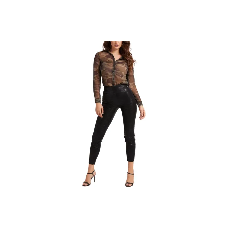 GUESS Shirts Women's Green-1
