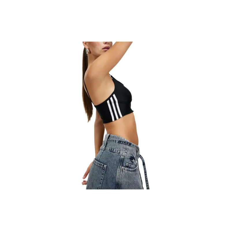 Adidas Originals SST 3 STRIPES Tank Top Women's Black-4