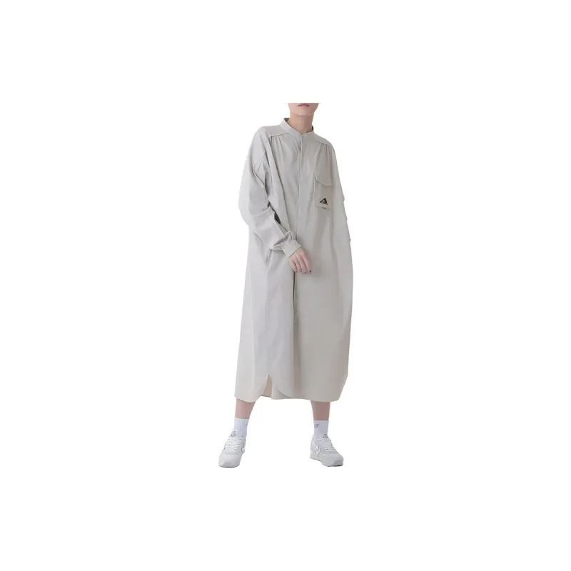 New Balance Long Sleeved Dress Women's Gray-4