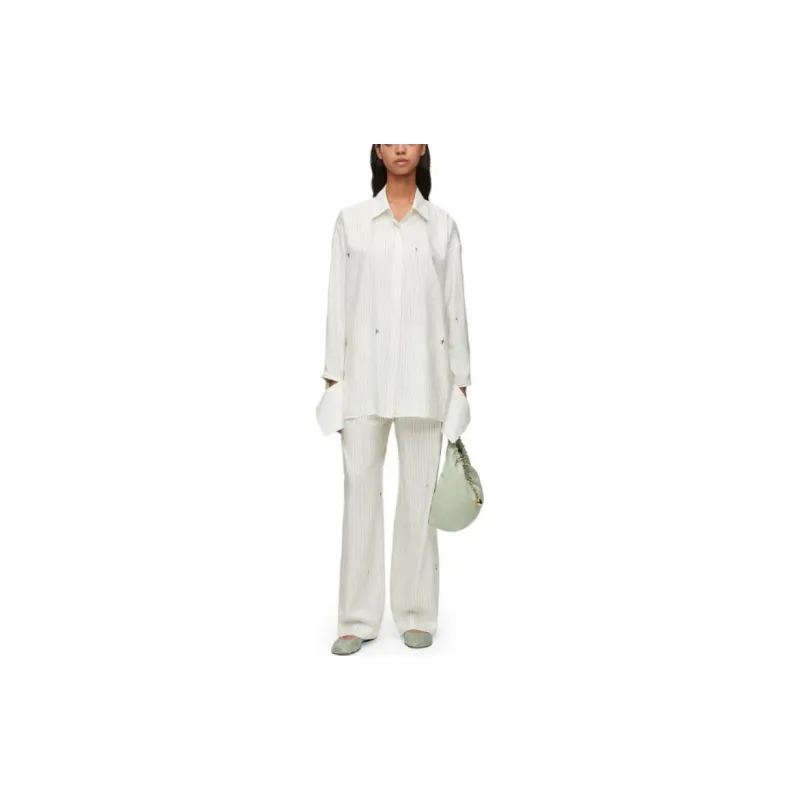 LOEWE X Suna Fujita Pinstripe Shirt-3