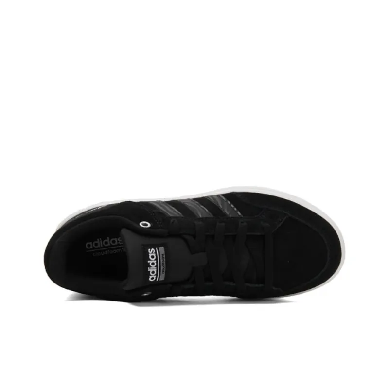 Adidas Cloudfoam All Court Anti-Slip Wear-Resistant Low-Top Tennis Shoes Women's Black-3
