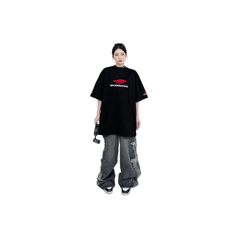 Vine Color Drop Shoulder Sleeve T Shirt Unisex-1