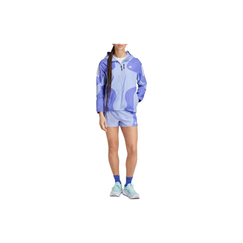 Adidas Free Shipping With AdiClub Own The Run Base WIND.RDY Jacket-2
