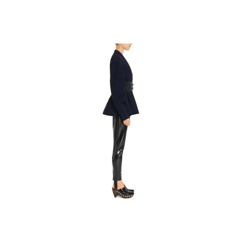 Alaia Sweaters Women's Navy Blue-3