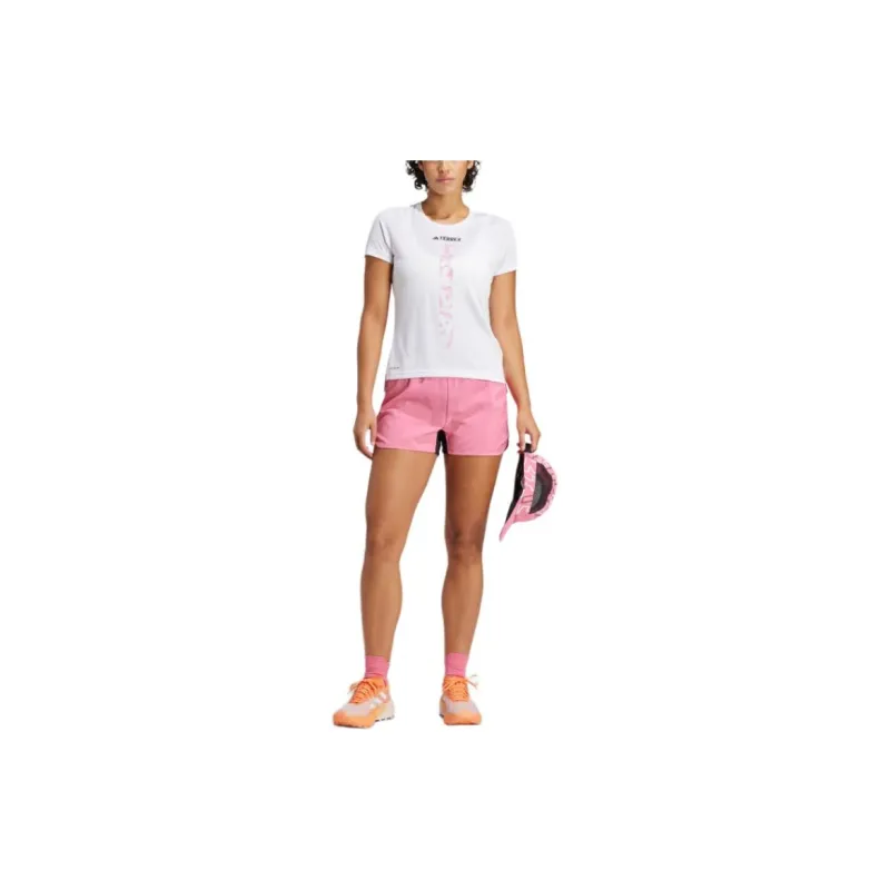 Adidas Terrex Agravic T Shirt Women's White/Pink-1