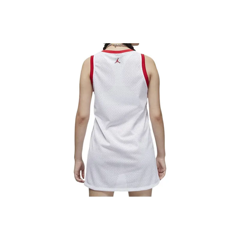 Jordan Women's Logo Print Sleeveless Dress White-4