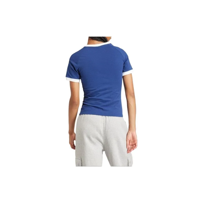 Adidas Originals Raglan Sleeve T Shirt Women's Dark Blue-3