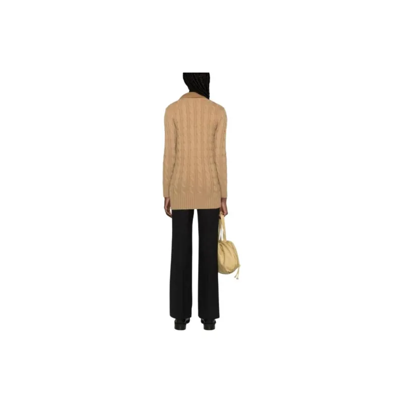 MaxMara Double-breasted Wool-cashmere Blend Coat-3