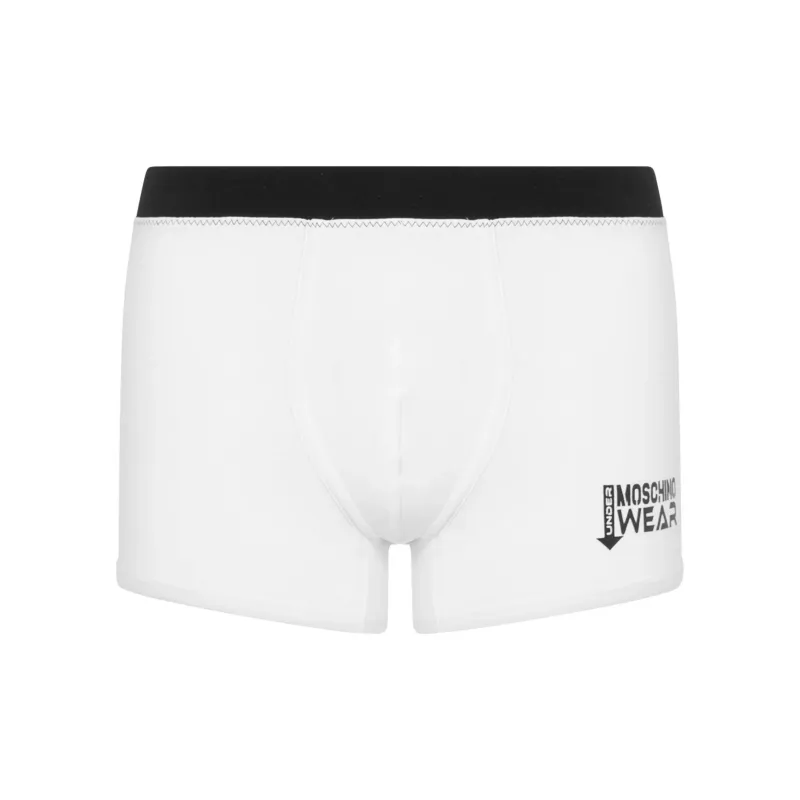 MOSCHINO Logo print Stretch cotton Boxers-0