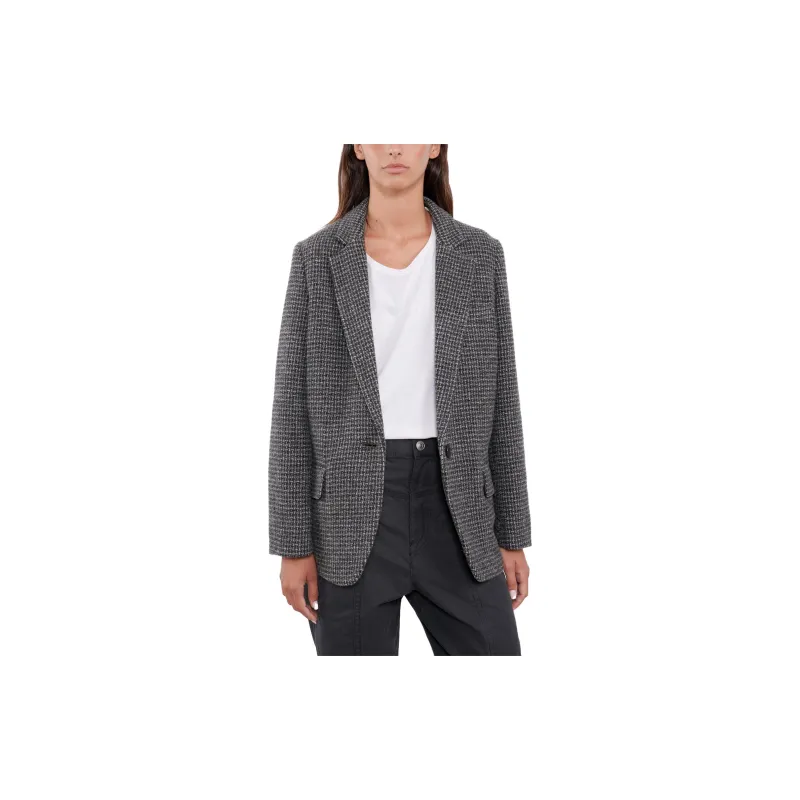 ISABEL MARANT ETOILE Kerstin Single Breasted Blazer-2