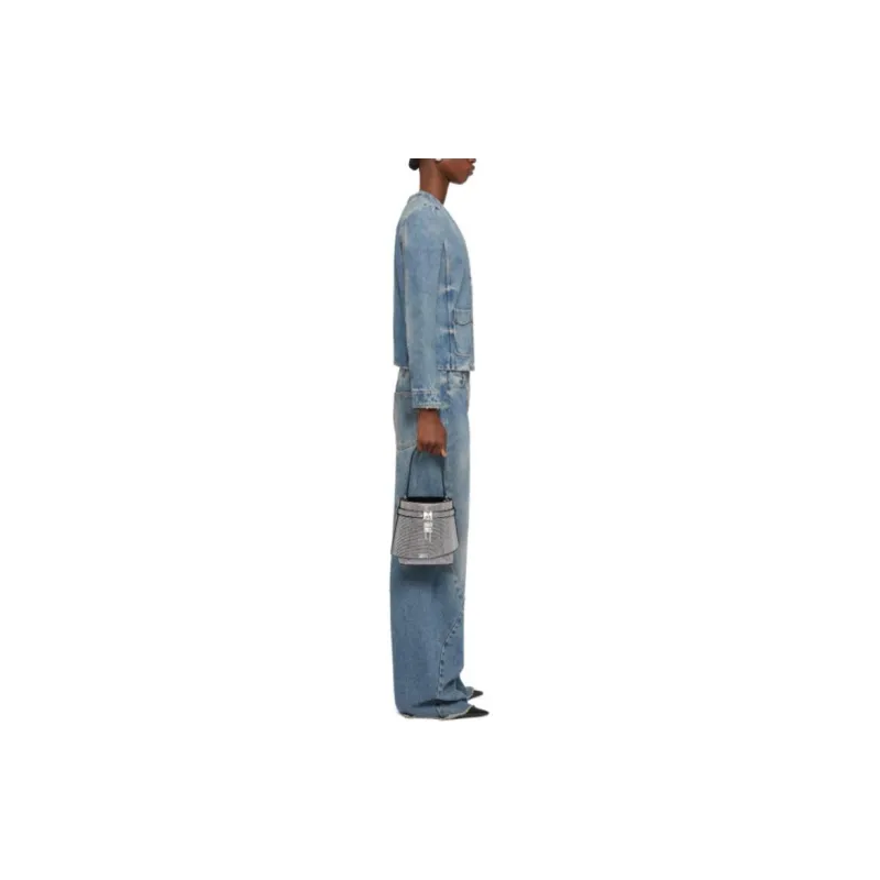 Givenchy Chain Detailed Denim Jacket-3