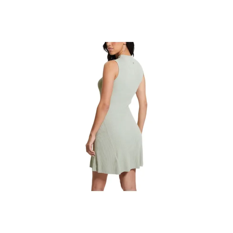GUESS Audrey Fit & Flared Dress Sleeveless Dress Women's Green-2