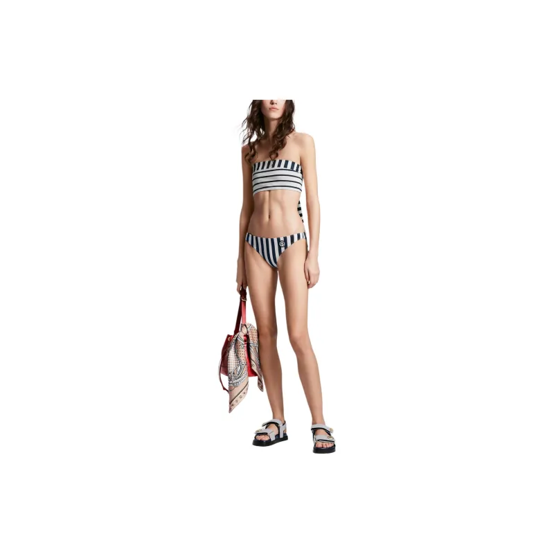 Lv Nautical Stripes Bandeau Bikini Top-1