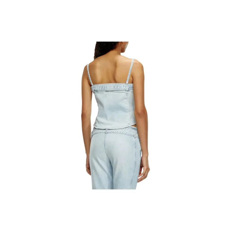 DIESEL De Lucy S Denim Tank Top-3