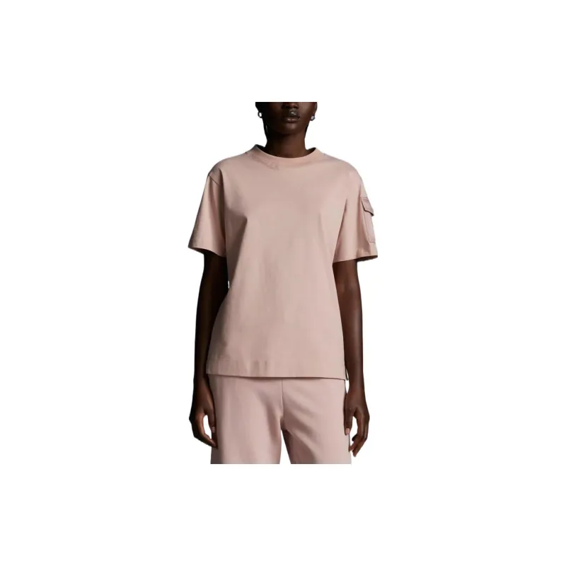 Moncler SS22 T Shirts Women's Pink-1