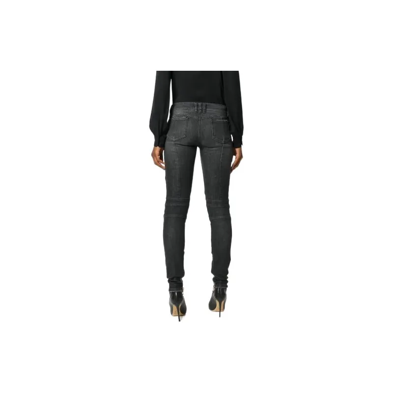 BALMAIN Skinny Biker Jeans-2