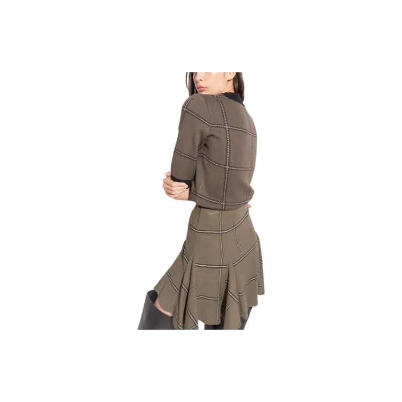 PINKO Casual Short Skirts Women's Brown-3