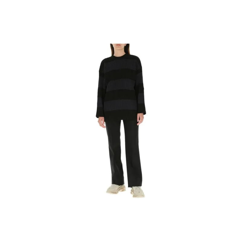 Balenciaga FW21 Sweater Women's Black Gray Color-2