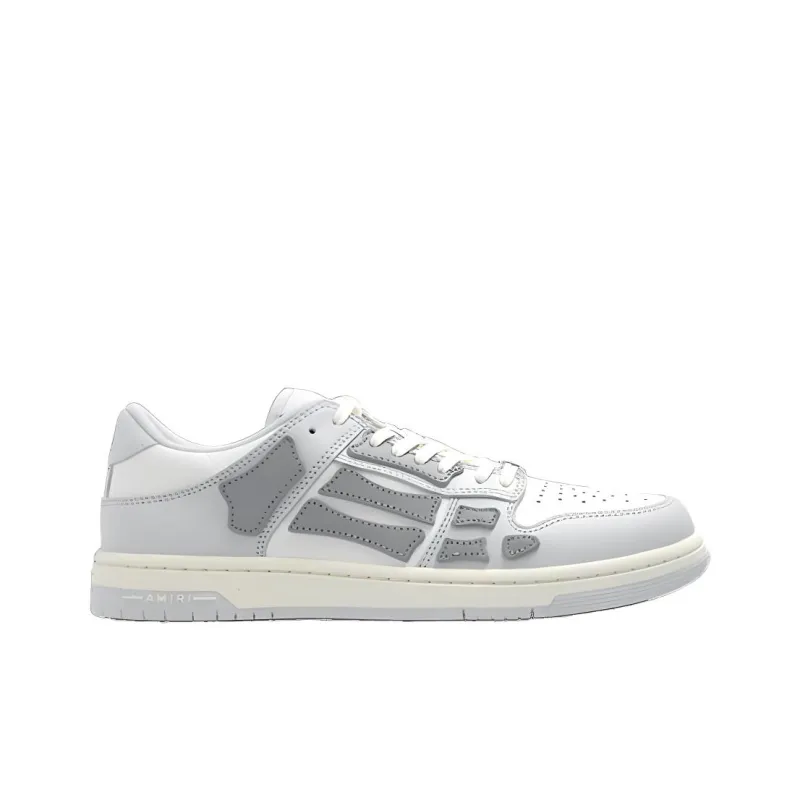 AMIRI Skel Top Low Top Skateboard Shoes Women's White Gray-1