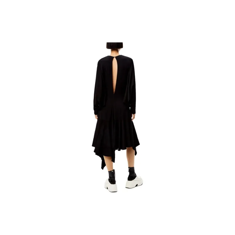 LOEWE Long Sleeved Dresses Women's Black-3