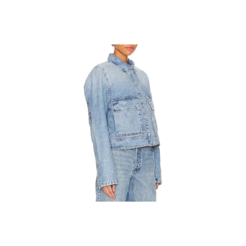 FREE PEOPLE Jackets Coats Women's Blue-3