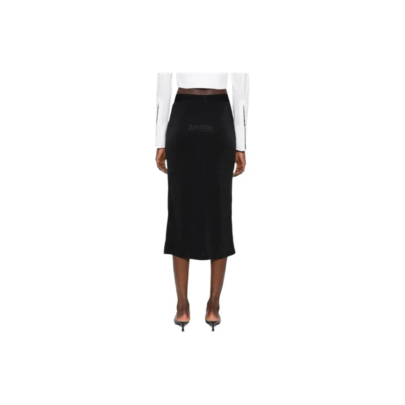 VERSACE JEANS COUTURE Embellished Midi Skirt-1